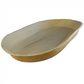 Ovales Palmenblatt Tablett 48 cm